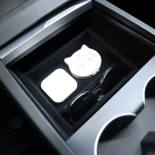 Alternative view of Centre Console Trays ~ Model Y (2025-2026) / Model 3 (2024-2026)