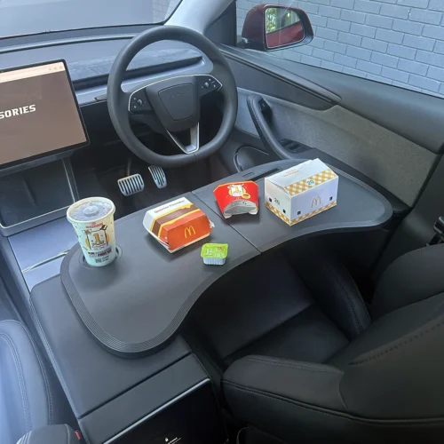 Alternative view of Workstation Desk ~ Model Y (2022-2026) / Model 3 (2019-2026)