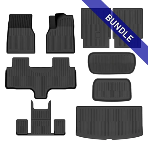 Bundle: Floor Mats & Liners Full Set ~ Model Y L (2026)