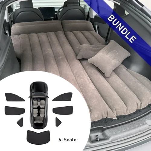 Bundle: Camping Mattress + Privacy Window Covers ~ Model Y L (2026)