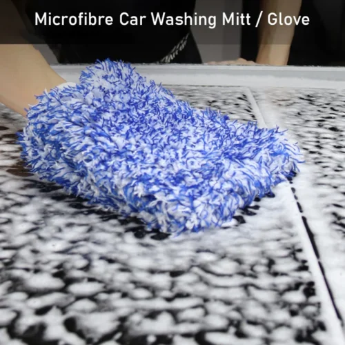 Microfibre Car Wash Mitts - 2 Pack