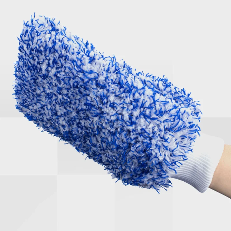 Microfibre Car Wash Mitts - 2 Pack - Image 5